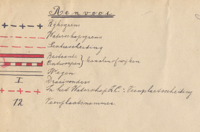 legenda Kaart_van_het_Veenschap_Het_Zwartenberger_Compas_5_JB_Berens