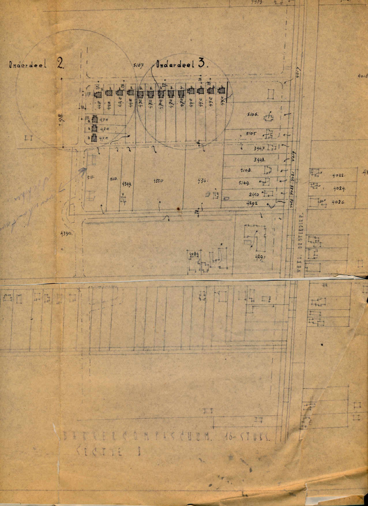 kaart_16_nieuwe_woningen_Jozefstraat_1947